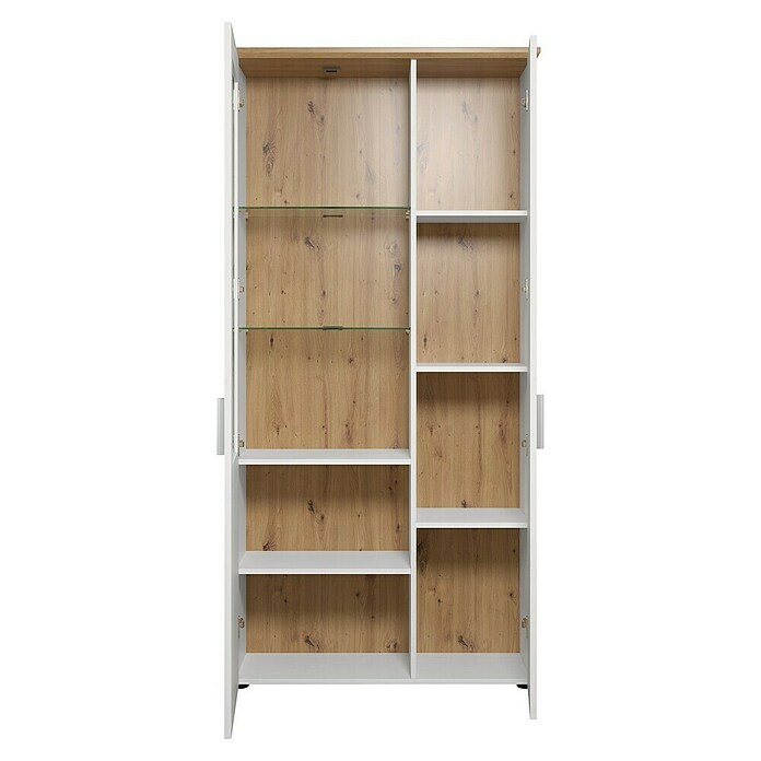 Trendteam Vitrine Shade (B x T x H: 95 x 38 x 194 cm, Weiß) | BAUHAUS