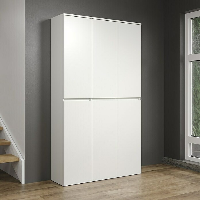 Trendteam Küchen-Hochschrank Nevada (B x T x H: 111 x 34 x 191 cm, Weiß) | BAUHAUS