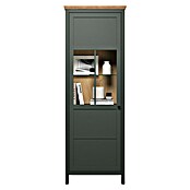 Trendteam Vitrine Stanton (B x T x H: 69 x 39 x 198 cm, Grün) | BAUHAUS