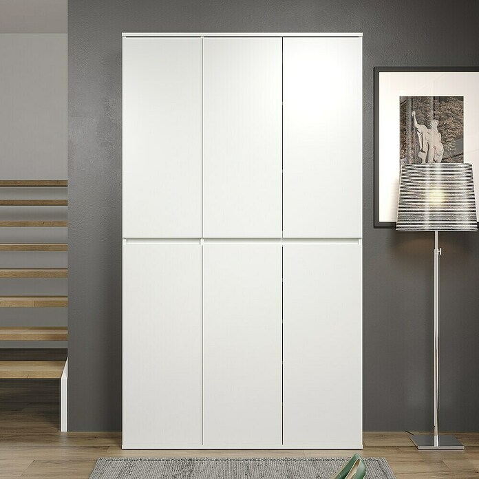 Trendteam Küchen-Hochschrank Nevada (B x T x H: 111 x 34 x 191 cm, Weiß) | BAUHAUS