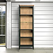 Trendteam Vitrine Stanton (B x T x H: 69 x 39 x 198 cm, Grün) | BAUHAUS
