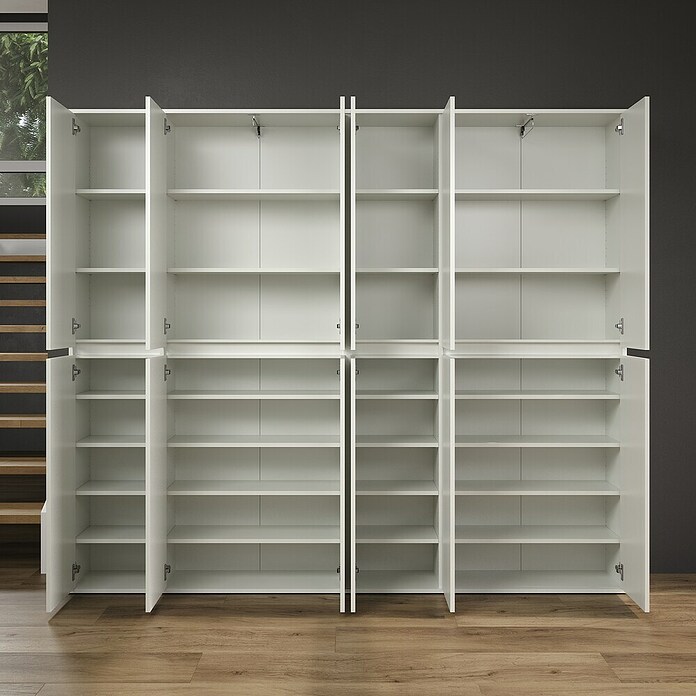 Trendteam Küchen-Hochschrank Nevada (B x T x H: 222 cm x 34 cm x 191 mm, Weiß) | BAUHAUS