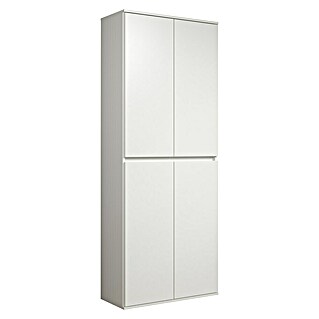 Trendteam Hochschrank Nevada (B x T x H: 74 x 34 x 191 cm, Weiß)