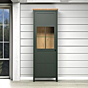 Trendteam Vitrine Stanton (B x T x H: 69 x 39 x 198 cm, Grün) | BAUHAUS