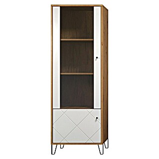 Trendteam Vitrine Touch (B x T x H: 63 x 40 x 172 cm, Weiß)