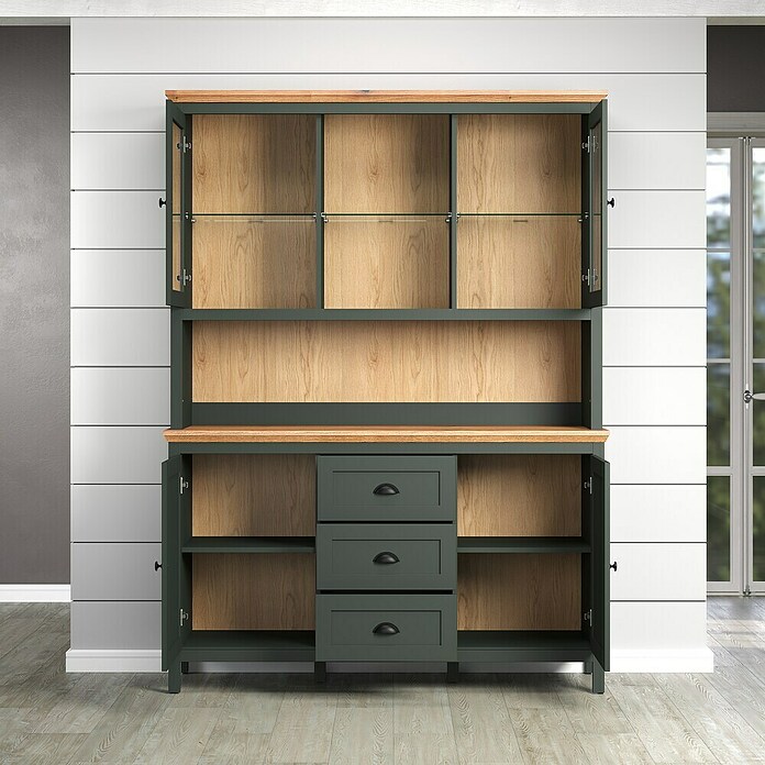 Trendteam Buffetschrank Stanton (Breite: 146 cm, Grün) | BAUHAUS
