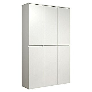 Trendteam Hochschrank Nevada (B x T x H: 111 x 34 x 191 cm, Weiß)