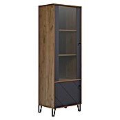 Trendteam Vitrine Montez (B x T x H: 63 x 40 x 172 cm, Grau) | BAUHAUS