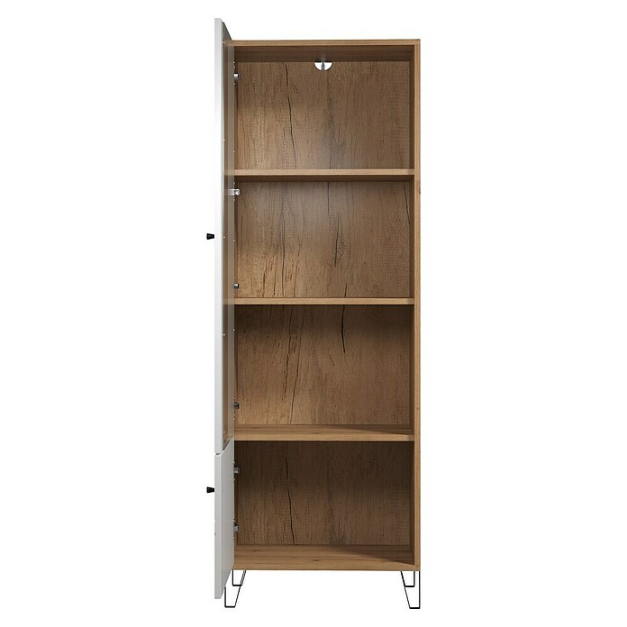 Trendteam Vitrine Touch (B x T x H: 63 x 40 x 172 cm, Weiß) | BAUHAUS
