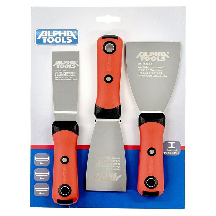 Alpha Tools Spachtel-Set Softgrip (3 -tlg.) | BAUHAUS