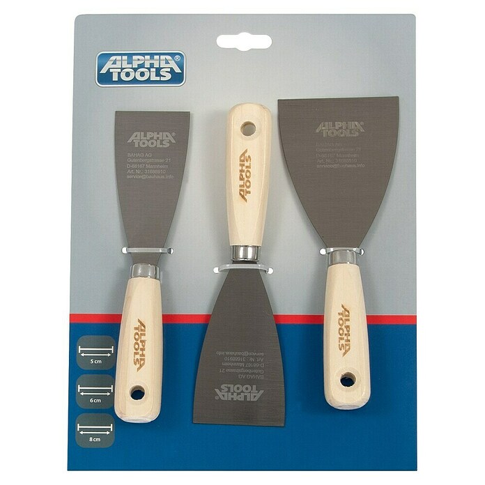 Alpha Tools Set špatula  (3 -dij.) | BAUHAUS