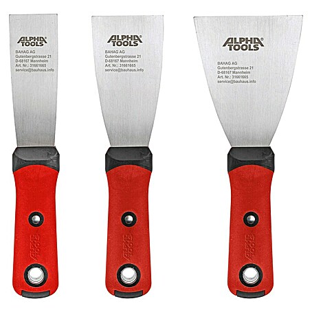 Alpha Tools Spachtel-Set Softgrip (3 -tlg.)