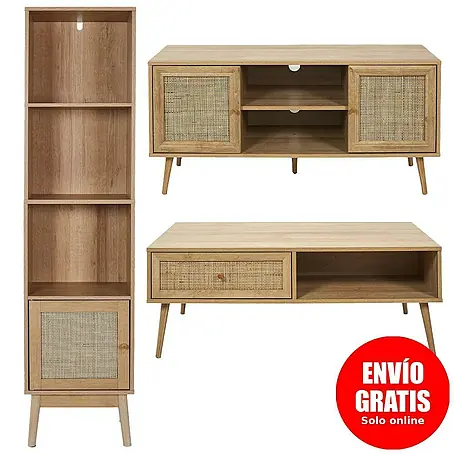 Home Deco Factory Bali Conjunto mueble de salón