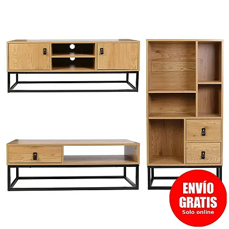 Home Deco Factory Abbot Conjunto mueble de salón