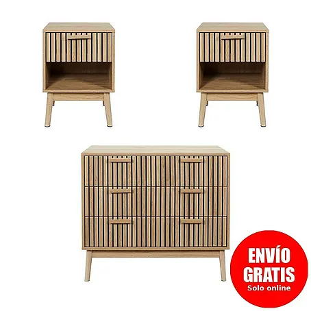 Home Deco Factory Klaus Cómoda con mesitas