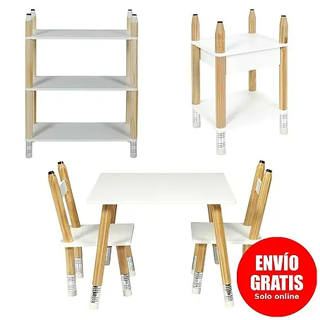 Home Deco Kids  Conjunto de muebles Lápiz