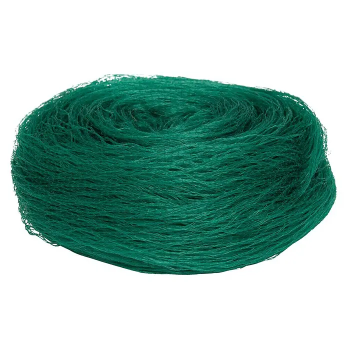 Windhager Laubschutznetz - L x B: 5 x 4 m, Kunststoff, Grün - Aufnahme eines grünen Rollschutzes mit guter Textur. Ideal für den Schutz von Pflanzen und zur Dekoration.