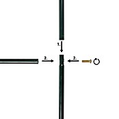Lok za vrtnice  (230 cm x 140 cm x 37 mm, Zelena, Jeklo) | 7418 - Pergola, Rosenbogen | IAGB - Gartenholz | IAG - Außenbereichsausstattung | IA - Gartenhartware | I - Stadtgarten | BAUHAUS