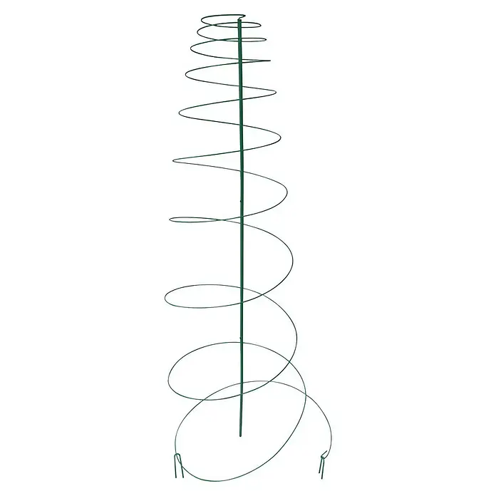 Windhager Rankhilfe Spirale - Ø x H: 50 x 150 cm, Grün - Spiralförmiger Pflanzenstützstab aus robustem, grünem Material. Ideal für Kletterpflanzen im Garten oder auf dem Balkon, bietet optimalen Halt und Wachstum.