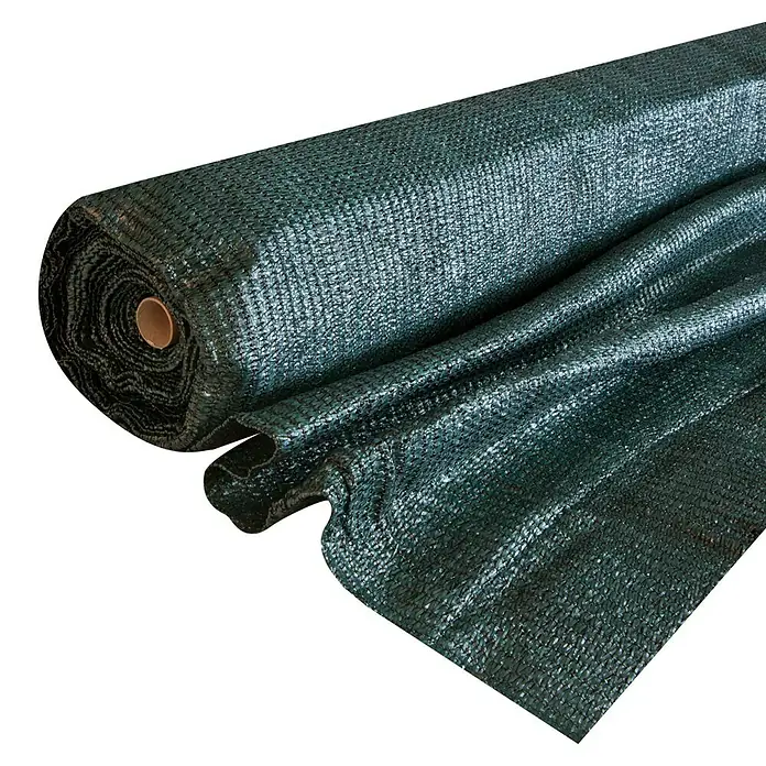 Windhager Schattierungsnetz - 2 x 10 m, Grün - Aufgerollte grüne Gartennetzplane, ideal als Wind- und Sichtschutz für den Außenbereich. Schützt Pflanzen vor Sonne und Wetter.