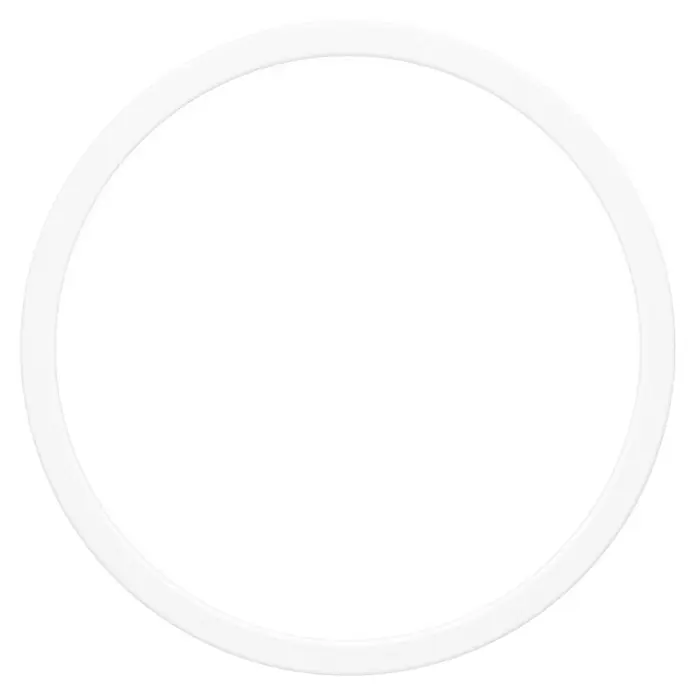 Eglo connect.z LED-Panel rund Fueva 6-Z - Ø x H: 28 x 2,5 cm, Weiß, RGBW - Eine Nahaufnahme einer runden, weißen Deckenleuchte, die ein helles und gleichmäßiges Licht in jedem Raum verspricht.