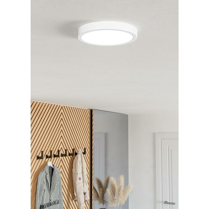 Eglo connect.z Okrogel LED panel Fueva 6-Z  (11,2 W, Ø x V: 21 x 2,5 cm, Barva svetlobe: RGBW) | 3016 - Deckenleuchte | CACB - Deckenleuchten | CAC - Indoorleuchten | CA - Beleuchtung | C - Elektro | BAUHAUS