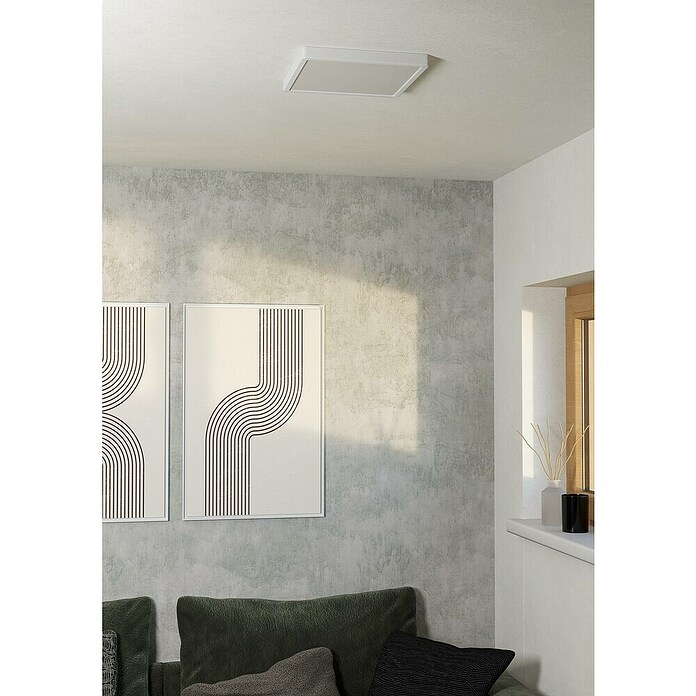 Eglo connect.z LED panel Fueva 6-Z  (13,5 W, Do x Š x V: 29 x 29 x 2,5 cm, Barva svetlobe: RGBW) | 3016 - Deckenleuchte | CACB - Deckenleuchten | CAC - Indoorleuchten | CA - Beleuchtung | C - Elektro | BAUHAUS