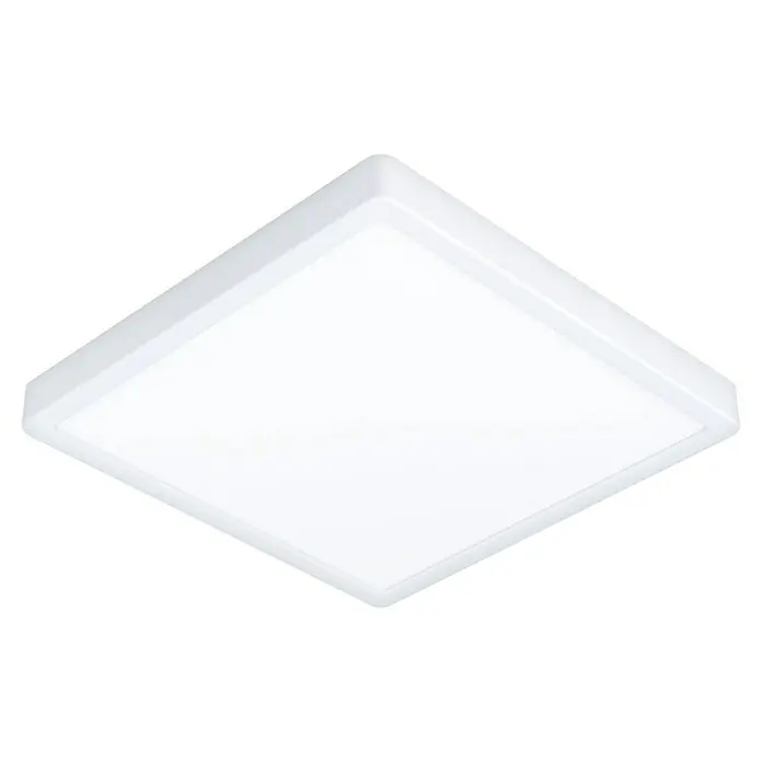 Eglo connect.z LED-Panel Fueva 6-Z - 13,5 W, L x B x H: 29 x 29 x 2,5 cm, Weiß, RGBW - Quadratische LED-Deckenleuchte in Weiß mit gleichmäßiger, blendfreier Ausleuchtung für Wohnräume und Büros. Energieeffizient und langlebig.
