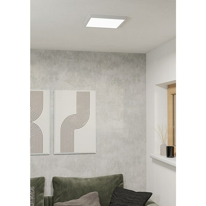 Eglo connect.z LED panel Fueva 6-Z  (13,5 W, Do x Š x V: 29 x 29 x 2,5 cm, Barva svetlobe: RGBW) | 3016 - Deckenleuchte | CACB - Deckenleuchten | CAC - Indoorleuchten | CA - Beleuchtung | C - Elektro | BAUHAUS