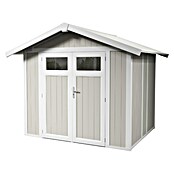 Grosfillex Caseta para jardín Utility (Medidas ext. (An x Pr): 295 x 261 cm, Plástico, Verde grisáceo) | BAUHAUS