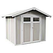 Grosfillex Caseta para jardín Utility (Medidas ext. (An x Pr): 295 x 261 cm, Plástico, Verde grisáceo) | BAUHAUS