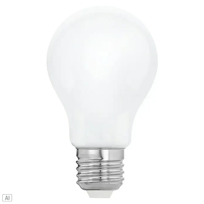 Eglo connect.z Smart-LED-Lampe LM - E27, Dimmbar, RGBW, 806 lm, 7,5 W, A60, 1 Stk. - Weisse Glühbirne mit silbernem Sockel. Ideal für sanfte Beleuchtung. Energieeffizient und langlebig.