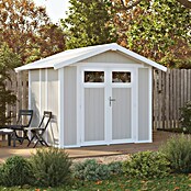 Grosfillex Caseta para jardín Utility (Medidas ext. (An x Pr): 295 x 261 cm, Plástico, Verde grisáceo) | BAUHAUS