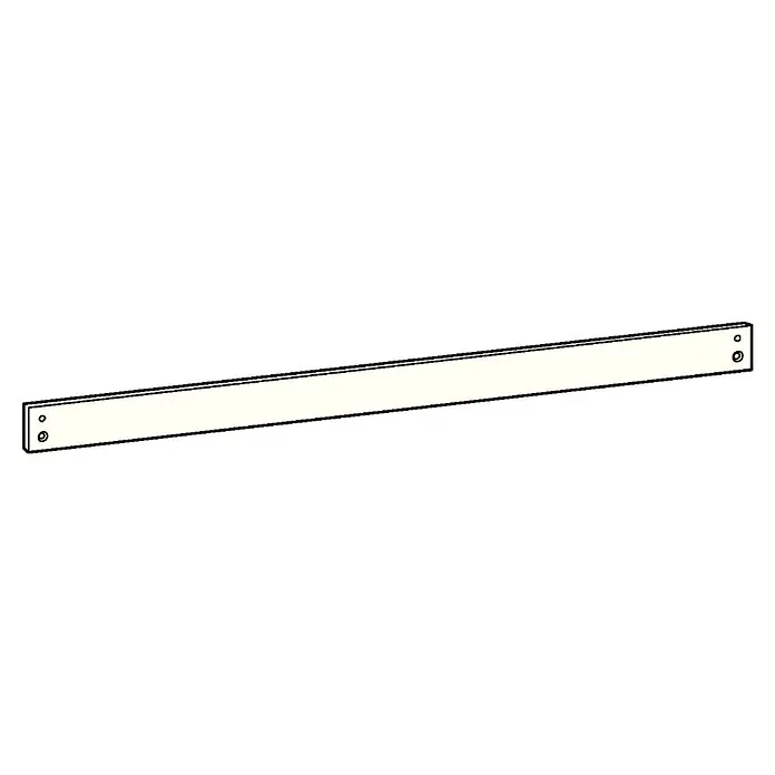 dormakaba Montageplatte - Höhe: 30 mm, Passend für: TS-G-N System - Abbildung eines rechteckigen, länglichen Metallelements mit Bohrlöchern an den Enden. Es könnte ein Bauteil oder eine Halterung sein.