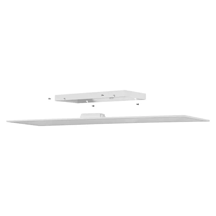 Eglo connect.z LED-Panel Salobrena-Z - L x B x H: 120 x 30 x 5 cm, Warmweiß - Deckenleuchte mit einem schlanken, rechteckigen Design und weißer Oberfläche, die eine moderne und effiziente Beleuchtungslösung bietet.