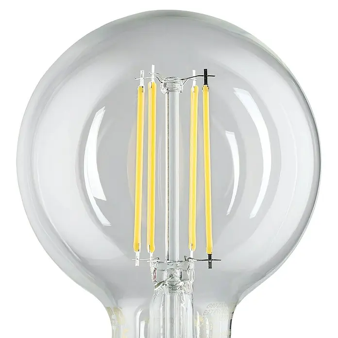 Eglo connect.z Smart-LED-Lampe - E27, Dimmbar, Warmweiß, 6 W, 806 lm, 1 Stk. - Klare G95 LED-Glühbirne mit Filamenten. Eine energiesparende Beleuchtungslösung für stimmungsvolle Akzente in jedem Raum.