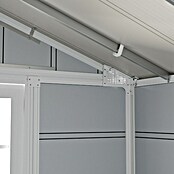 Grosfillex Caseta para jardín Deco (Medidas ext. (An x Pr): 370 x 298 cm, Plástico, Gris claro, 7,5 m²) | BAUHAUS