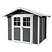 Grosfillex Caseta para jardín Deco (Medidas ext. (An x Pr): 295 x 261 cm, Plástico, Gris oscuro, 4,9 m²) | BAUHAUS