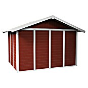 Grosfillex Caseta para jardín Deco (Medidas ext. (An x Pr): 370 x 298 cm, Plástico, Rojo/Blanco, 7,5 m²) | BAUHAUS