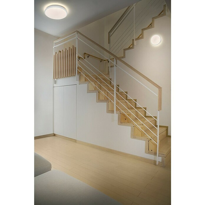 Osram Orbis Okrugla stropna LED svjetiljka Essential sa senzorom  (18 W, Topla bijela) | BAUHAUS