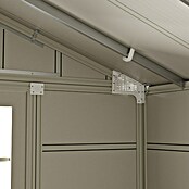 Grosfillex Caseta para jardín Deco (Medidas ext. (An x Pr): 370 x 298 cm, Plástico, Beige/Blanco, 7,5 m²) | BAUHAUS