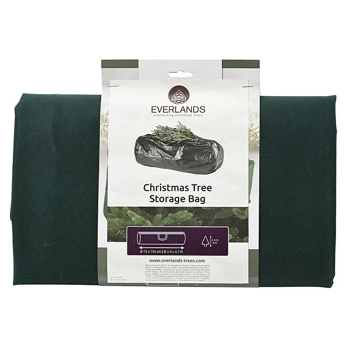 Funda protectora para Árbol de Navidad - Ø x L: 72 x 142 cm, Específico para: Para árbol de navidad artificial - Imagen de una bolsa de almacenamiento para árbol de Navidad Everlands.