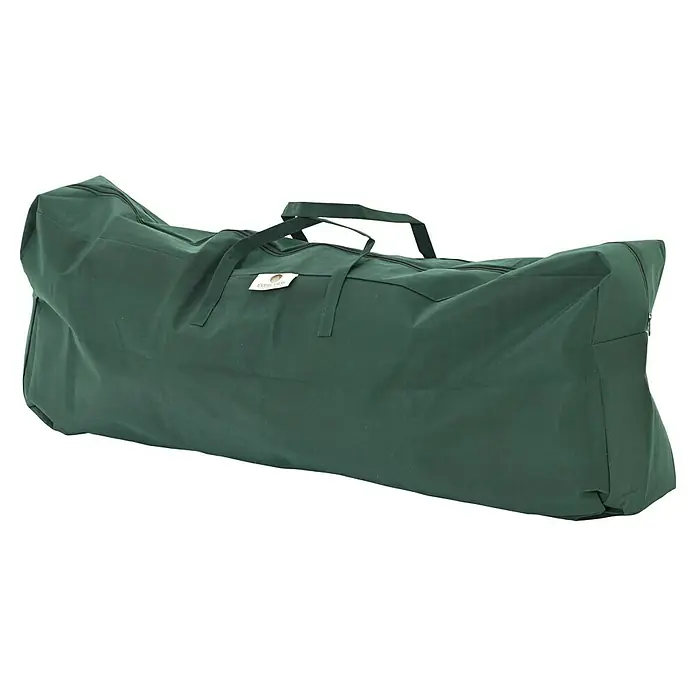 Funda protectora para Árbol de Navidad - L x An x Al: 120 x 25 x 43 cm, Específico para: Para árbol de navidad artificial - Bolsa de almacenamiento verde, perfecta para guardar artículos de temporada, con asas de transporte y cremallera para fácil acceso.