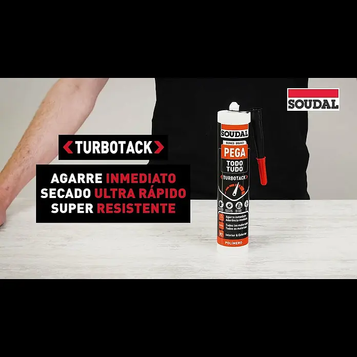 Soudal Adhesivo para montaje Pega Todo Turbotack - 290 ml, Cartucho - PegaTodo Turbotack | Soudal Espaa