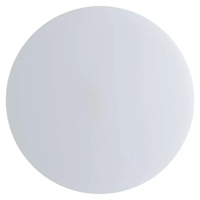 Eglo connect.z LED-Deckenleuchte rund Totari-Z - 44,8 W, Ø x H: 53 x 7 cm, Weiß, Neutralweiß - Eine Nahaufnahme einer runden, weißen Tischplatte, die eine moderne und minimalistische Ästhetik aufweist.