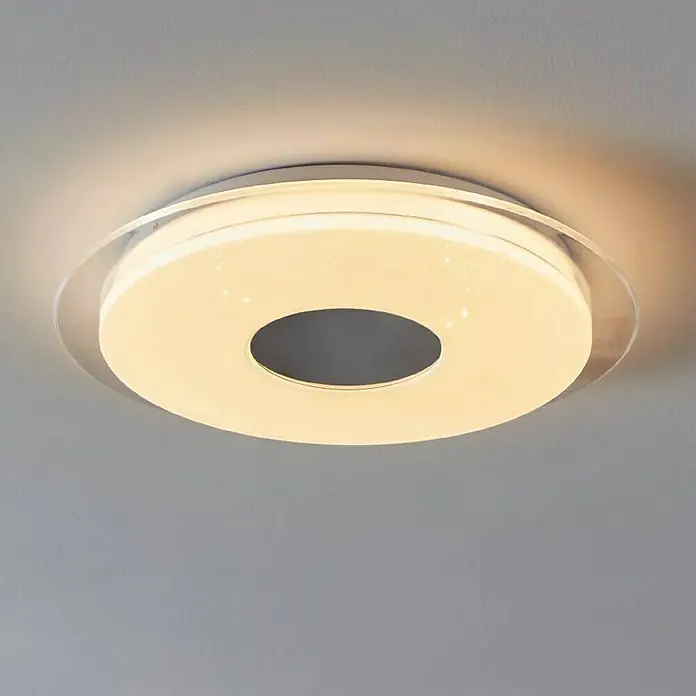 Eglo connect.z LED-Deckenleuchte LANCIANO-Z - Ø x H: 45 x 8 cm, Kunststoff, 19,2 W, Dimmbar - Moderne Deckenleuchte mit ringförmigem Design und sanfter Beleuchtung, ideal für stilvolle Innenräume.