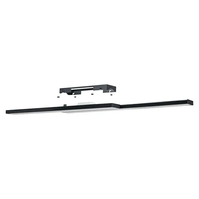 Eglo LED-Deckenleuchte Saliteras-Z - 10,2 W, L x B x H: 116 x 16 x 5 cm, Schwarz, Neutralweiß - Stilvolle schwarze LED-Leuchte, ideal für moderne Innenräume, bietet helles und effizientes Licht.
