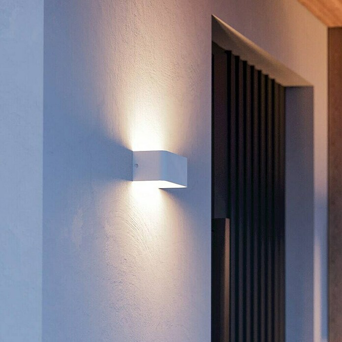 Eglo LED zunanja stenska svetilka Sania-Z  (10 W, 20 x 20 x 8 cm, Bela, IP20) | 3018 - Wandleuchte | CACC - Wandleuchte | CAC - Indoorleuchten | CA - Beleuchtung | C - Elektro | BAUHAUS