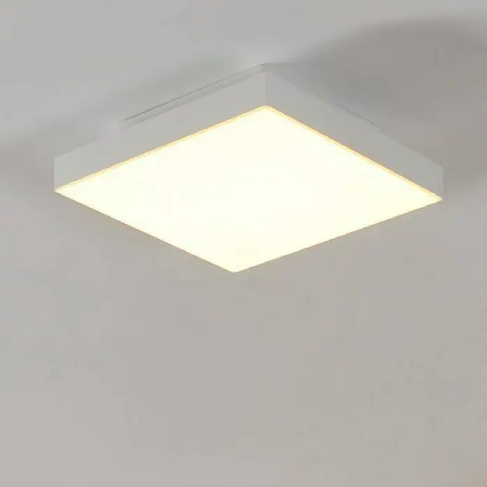 Eglo connect.z LED-Deckenleuchte Turcona-Z - 16 W, L x B x H: 30 x 30 x 2 cm, Weiß, RGBW - Quadratische, weiße Deckenleuchte mit sanftem, warmem Licht für eine moderne Raumbeleuchtung.