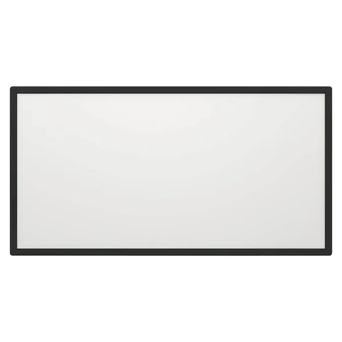 Eglo LED-Deckenleuchte Rovito - 17,2 W, L x B x H: 57 x 30 x 3 cm, Schwarz, Tageslichtweiß - Elegantes, leeres Whiteboard mit schwarzem Rahmen. Perfekt für Notizen, Präsentationen und Brainstorming im Büro oder zu Hause.